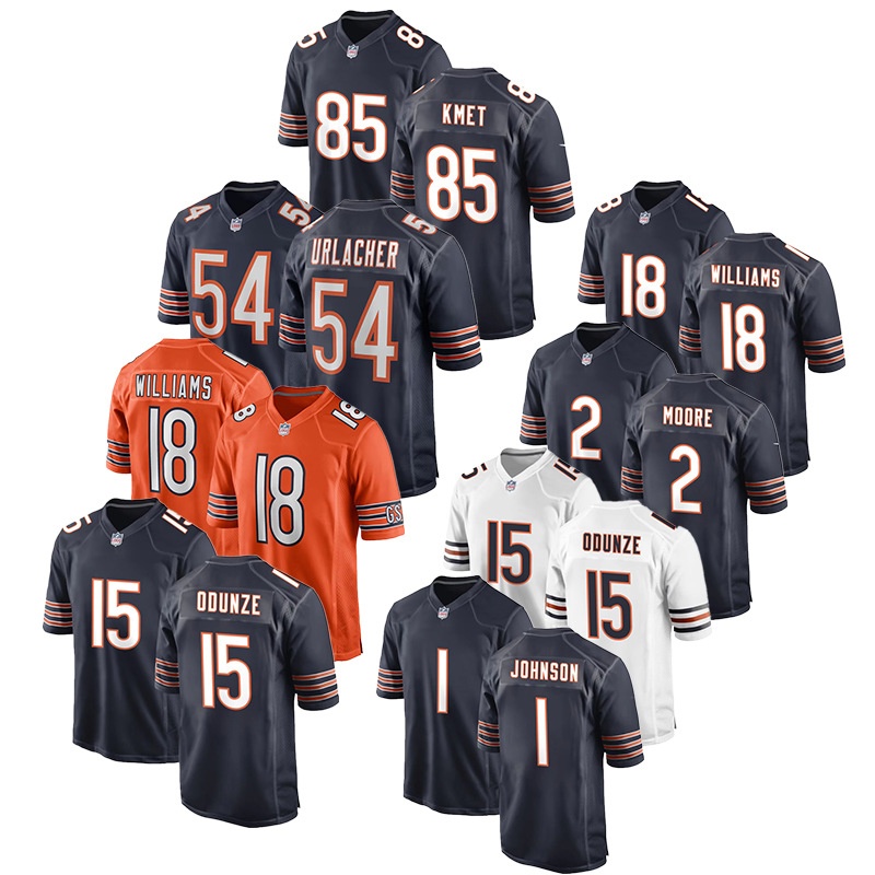 Vintage des années 90 champion chicago bears blanc football