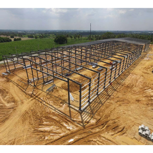 Nave Industrial Prefabricada Personalizable de Estructura de Acero de Gran Envergadura <span class=keywords><strong>con</strong></span> Fácil Instalación para Talleres y Plantas - Product Image 3