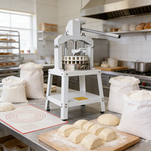 Divisora y Cortadora Manual <span class=keywords><strong>de</strong></span> Masa, Máquina Manual para Prensar Masa <span class=keywords><strong>de</strong></span> Pan, Pizza y Bollos, 36 Piezas - Product Image 1