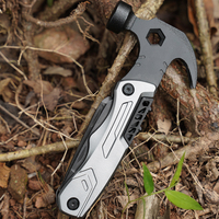 Clé à molette 16 en 1 Multitool Hammer Survival Multi Tools Pliers avec gaine en nylon pour le camping en plein air