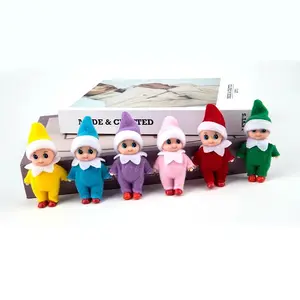 Benutzer definierte Kinder Geschenke Weihnachten Baby Elf Puppen Baby Elfen Puppen Spielzeug Weihnachts dekoration Puppe Kinderspiel zeug