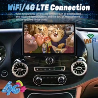 Radio para Auto Android 13 de 13.3 Pulgadas 2Din para Mercedes-Benz Vito 116 W447 2016, Receptor Estéreo, Navegación GPS, DSP, Pantalla Dividida, 1 Año de Garantía