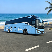 Nouvel Autocar Diesel Robuste 49 Places Anti-Poussière Moteur 375 CV Suspension Pneumatique Pour Routes Accidentées Intercity Longue Distance Manuel Conduite à Gauche