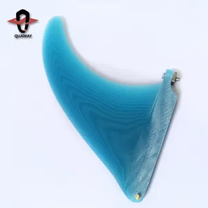 Placa longa para prancha de surf, placa de fibra de vidro azul 10 "9" 8"