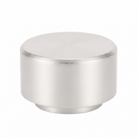 Bouchons de flacons de parfum de luxe - Options en acier inoxydable et laiton usinées par CNC, avec placage chrome miroir profond, durables, OEM