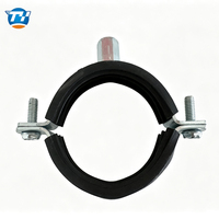 Collier de serrage pour tuyau en caoutchouc galvanisé UTT61 pour usage intérieur, fixation robuste pour tuyauterie industrielle destinée aux conduites d'eau