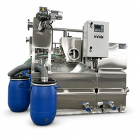 Séparateur automatique de graisse et d'eau avec pompe de levage en acier inoxydable pour le traitement des eaux usées de cuisine
