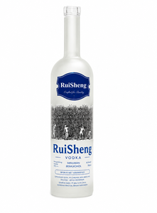 Forma redonda de <span class=keywords><strong>vodka</strong></span> absolutamente vino precio de la botella de vidrio de alta calidad botella de spray botella de brandy con tapa - Product Image 6
