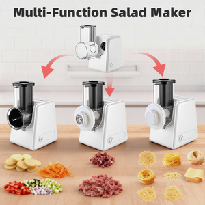 2025 Điện Salad Nhà Sản Xuất Tầm Cỡ Lớn Rau Và Trái Cây Máy Nghiền Fromage Léctrique Vắt Cho Các Loại Trái Cây Và Rau Quả - Product Image 3