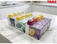 TARS 100ml baksteenvormige, meerlaagse, aseptische papieren kartonnen doos, vloeistofverpakking voor melk, havermelk, fruitsap, thee, suiker