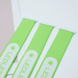 Custom Heat Printing Reflective Jacquard High Tension PP Strap <b>Elastic</b> Band Headlamp Strap With Adjustable Buckle for Outdoor - Product Image 5