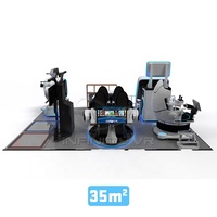 Station de jeu VR, plateforme multijoueur, cinéma 9D, équipement de salle d'évasion VR, solution pour centre d'amusement d'arcade
