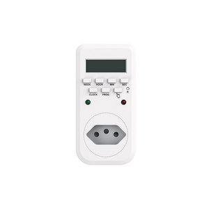 Minuteur numérique portable du <span class=keywords><strong>Brésil</strong></span> avec batterie rechargeable intégrée, synchronisation précise à 1 seconde, prise de synchronisation 10A pour ventilateur de refroidissement - Product Image 3