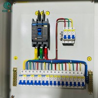 Solution de tableau de distribution multi-circuits 380V triphasé, tableau de distribution électrique 80A 100A 125A 160A 200A pour l'éclairage d'atelier