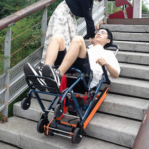 車椅子上り階段折りたたみ式電気階段チェアリフト避難式登山階段 - Product Image 4