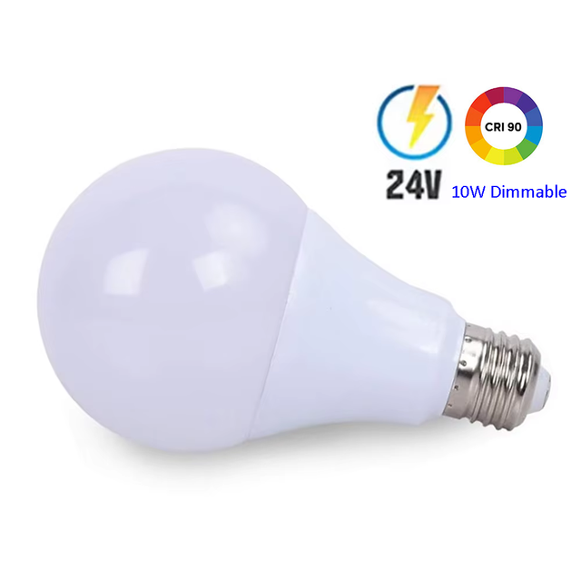 Benory 24V Dali Dimmable 10W Led Bulb G70 for Loxone Tree KNX Tuya Casambi Smart Home A70 2700K 3000K CRI90 E26 E27 Light Bulbs
