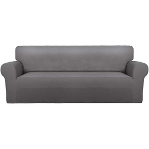 China Cheap Wholesale Stretchable Spandex Cushions <b>Sofa</b> Cover 1 2 3 Piece <b>Sofa</b> Cover Set Used <b>Sofa</b> Chair Covers - Product Image 1