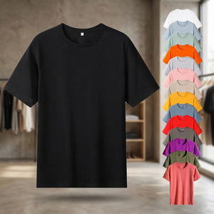 เสื้อยืดผู้ชายแขนสั้นทรงโอเวอร์ไซส์ ผ้าคอตตอนหนา 100% น้ำหนัก 200gsm แบบถักลาย ยับยาก ซักแล้วไม่หด ขายส่ง - Product Image 3