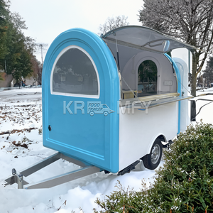 China Custom Mobile Fast Food Trucks <b>Coffee</b> and Catering Trailers with Hotdog BBQ Kitchen <b>for</b> <b>Sale</b> - Product Image 2