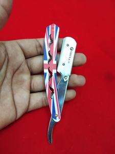 Nouveau rasoir droit Obexa en acier inoxydable avec revêtement papier, lame unique pour le rasage du visage, du corps et des aisselles en salon - Product Image 3