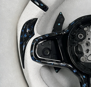 Volant en carbone avec écran LED <span class=keywords><strong>F1</strong></span>, directement de l'usine, pour BMW M3 M4 M5 F10 F50 F30 F32 F80 F82 F90 E90 E92 E60 E63 G20 G30 G38 - Product Image 4