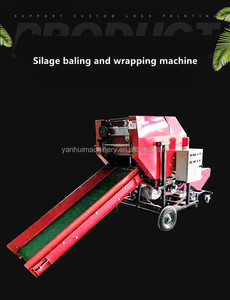 2021 recién llegado de alta calidad Mini empacadora de ensilaje de maíz y máquina envolvedora con motor a la venta - Product Image 4