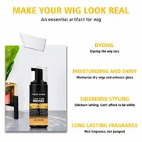 Mousse Teintée et Mousse Fondante pour Perruques Lace Front, Postiches et Toupees