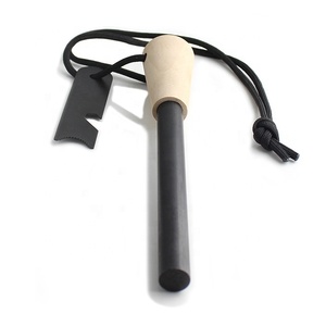 Survivre 1/2 "manche en bois Feuerstahl géant Ferro Rod allume-feu pour Camping en plein air - Product Image 6