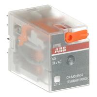 Relais d'interface 1SVR405611R0000 CR-M024AC2, bobine 24V AC, commutation 12A, SPDT, montage sur broches, série CRM
