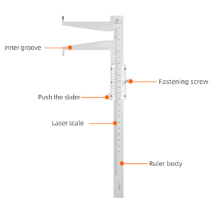Ranura de gancho interior <span class=keywords><strong>Calibrador</strong></span> <span class=keywords><strong>Vernier</strong></span> de ranura interior Garra <span class=keywords><strong>doble</strong></span> Diámetro interior Ranura interior <span class=keywords><strong>Calibrador</strong></span> de garra larga - Product Image 2