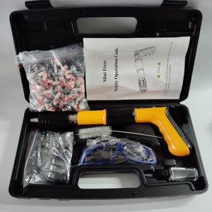 Pistolet de fixation manuel pratique pour la maçonnerie – Kit complet pour travaux de construction et quincaillerie générale - Product Image 2