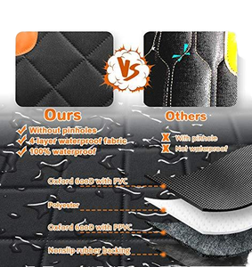 Housse de <span class=keywords><strong>siège</strong></span> de <span class=keywords><strong>voiture</strong></span> pour <span class=keywords><strong>chien</strong></span> M4 Luxury imperméable et matelassée - Product Image 3