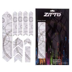 ZTTO 自行车框架保护贴纸 3D 耐划伤贴纸最好的胶水可用于 MTB 公路自行车推护框架盖 - Product Image 1