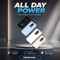 Pemegang Bank daya pengisian cepat 10000 W kapasitas besar 22.5 mAh Logo kustom desain baru layar LED baterai li-polymer