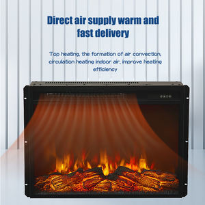 Perapian elektrik berdiri bebas di dinding, perapian rumah tersembunyi dekorasi perapian listrik di dinding - Product Image 6