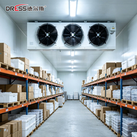 Unité de réfrigération à onduleur pour chambre froide, unité de condensation refroidie par air 12 CV, combinaison chambre froide et congélateur à soufflage supérieur pour stockage alimentaire