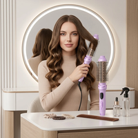 Lisseur à air chaud professionnel XBH en une seule étape avec écran LED, fer à friser électrique pour le coiffage à domicile, en hôtel et à usage commercial