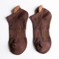 Chaussettes de sport d'été personnalisées moins chères pour hommes, respirantes, confortables, design de la semelle et du revers, 80% coton, usage quotidien