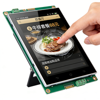 Module LCD TFT personnalisé de 7 pouces avec carte Android, écran IPS tactile capacitif pour menu interactif de restaurant