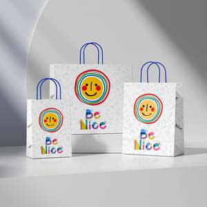 Bolsa de Papel Kraft de Alta Calidad, Duradera, Clásica, con Logotipo Personalizado, para Compras o Regalos, con Asa de Cuerda de Algodón - Product Image 6