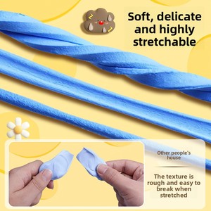 Deli YC185 <span class=keywords><strong>Pâte</strong></span> <span class=keywords><strong>à</strong></span> <span class=keywords><strong>modeler</strong></span> ultra-légère en sachets, sûre et non toxique, pour enfants de 3 ans et plus, 24 couleurs, spécialement conçue pour la <span class=keywords><strong>maternelle</strong></span> - Product Image 2