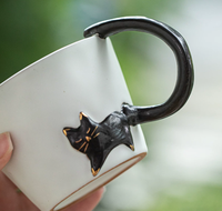 Tasse à café latte en céramique de qualité supérieure, mug exclusif pour femmes, tasse à café pour le café filtre à domicile