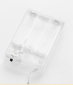 10m, 80 luces con caja de batería