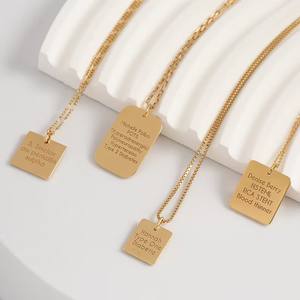 Yeni tıbbi takı paslanmaz çelik siyah tıbbi uyarı sistemi yılan koğuş tasarım kolye tıp etiketleri kolye - Product Image 4