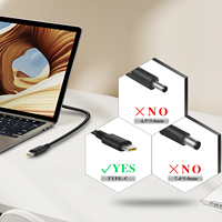 Adaptador Universal Tipo C para Portátil, Adaptador de Corriente de 95 W 4,75 A, Cargador USB C para Lenovo L380 X380 T470 T470s X270