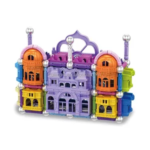 Educational Toys 150PCS 3D Castle Construction Block Building Toy with Magnetic