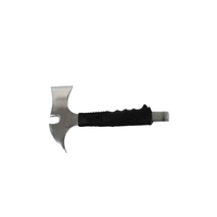 Hache de pompier de qualité industrielle avec manche en caoutchouc isolé, longueur 30 cm, portable pour la lutte contre les incendies