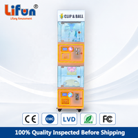 LIFUN Machine de jeu à billes surprise à double couche empilable avec pince, multi-joueurs, pour la distribution de cadeaux, équipement d'arcade commercial