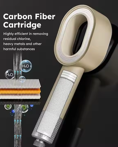 Cabezal de ducha de oro nuevo, ducha de mano <span class=keywords><strong>para</strong></span> baño <span class=keywords><strong>para</strong></span> eliminar el <span class=keywords><strong>cloro</strong></span> residual, suaviza el agua, limpia la piel - Product Image 4