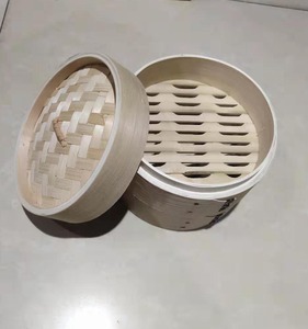 Vaporera de Bambú de Grado Alimenticio TYLOO con Tapa, Resistente al Calor, Duradera, para Uso Doméstico y en Restaurantes - Product Image 3